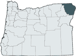 Wallowa County Map